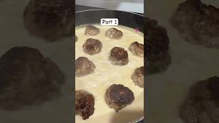 Swedish Meatballs recipe dinner dinnerideas meatballs food cooking cookingshorts recipeshare [upl. by Ailaro319]