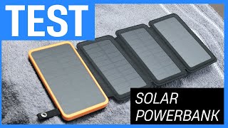 ADDTOP 25000 mAh SolarPowerbank im Test  Lohnt sich eine SolarPowerbank [upl. by Osyth279]