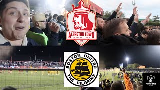 CRAZY PLAY OFF SCENESALFRETON V BOSTON UTD MATCH DAYS [upl. by Retsel454]