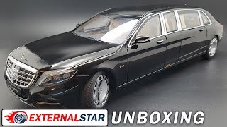 Mercedes Maybach S600 Pullman 118 AUTOart  Unboxing amp Review [upl. by Letnahs]