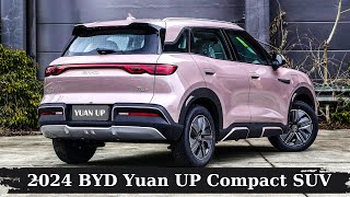 Allnew 2024 BYD Yuan UP  Best Compact Electric SUV  Yuan UP Specs Features [upl. by Kenneth]