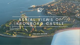 Aerial view of Kronborg Slot famous for Hamlet Denmark [upl. by Mateusz]