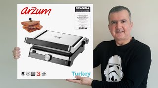 Arzum AR2023 Grandia Izgara ve Tost Makinesi Ürün İncelemesi [upl. by Sperling]