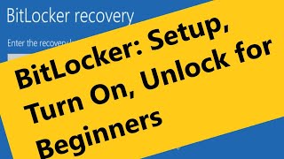 How to Set Up Enable and Unlock BitLocker on Your USB Drive in Windows [upl. by Scrogan]