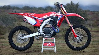 2020 Honda CRF450RWE Intro  Racer X Films [upl. by Retluoc]