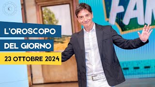 LOROSCOPO DI OGGI DI PAOLO FOX LE PREVISIONI DEL 23 OTTOBRE 2024 PER OGNI SEGNO [upl. by Idnar]