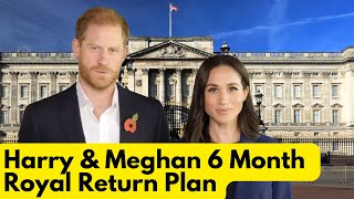 Harry amp Meghan 6 Month Royal Return Plan [upl. by Ahsaela263]