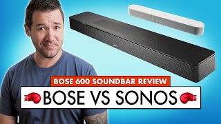 BOSE VS SONOS Soundbar BOSE 600 Review  2022 Best Small Sound Bar [upl. by Zalea]