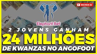 2 jovens ganham 24 milhoes de kwanza no angofoot [upl. by Giraldo442]