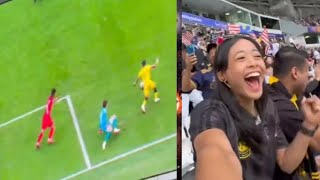 Reaksi Gempak Intan Serah Bila Faisal Halim Dapat Menjaringkan Gool Pertama Untuk Harimau Malaya [upl. by Arnold]