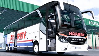 New Setra S 517 Hdh TopClass Haarby  Ets 2 Bus Mod 145 Gameplay [upl. by Goulden499]