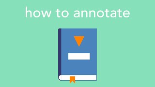 how to annotate [upl. by Kisor]