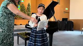 Pt 1 Daisy’s Piano Christmas Recital 12724 [upl. by Arnoldo]