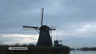 Unesco World Heritage  Kinderdijk windmills in The Netherlands [upl. by Neehcas]