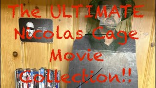 The ULTIMATE Nicolas Cage Movie Collection 153 Nicolas Cage Movies 😳😳 [upl. by Brucie]