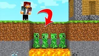 Minecraft REVERSO 03 ARMADILHA DA GRAMA INVISÍVEL [upl. by Oxford40]