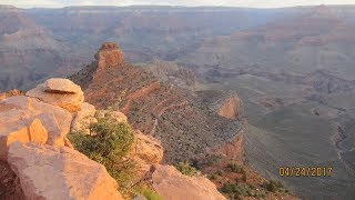 Kaibab Trail to Tonto Trail to Bright Angel Trail Grand Canyon National Park [upl. by Sokin]