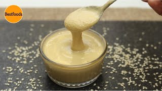 Tahini │How to Make Tahini at Home│Tahini Paste Recipe│ Tahini Paste│ Lebanese Tahini │Tahini Recipe [upl. by Flessel]