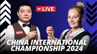 🔴LIVE Ding Junhui vs Reanne Evans China International Championship 2024 Score Board Snooker today [upl. by Nosduh605]