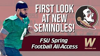 FSU Football  Florida State Practice HIGHLIGHTS from Day One  FSU Spring Football 2024  Warchant [upl. by Stevana]