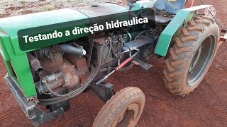 Trator Agrale 4100 Adaptando Direção Hidraulica parte 5 [upl. by Ellen]