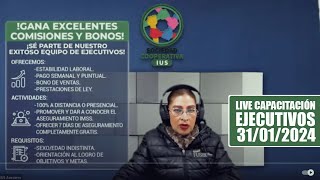 Live Capacitación Ejecutivos 31012024 IUSAsesores AseguramientoIMSS [upl. by Fulmis108]