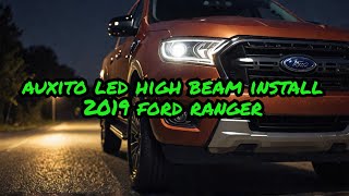 AUXITO LED High Beams Proven to Outshine Factory Lights in 2019 Ford Ranger [upl. by Enela923]