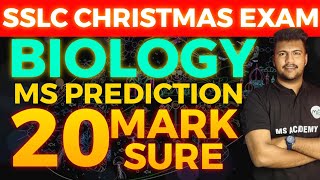 SSLC CHRISTMAS  BIOLOGY PREDICTIONS  20 MARKS SURE  MS SOLUTIONS [upl. by Aldrich378]