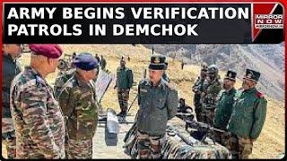 Indian Army Begins Verification Patrols In Demchok And Depsang Region After Disengagement [upl. by Cupo]