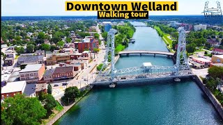 Heres what SUMMER looks like in Canada🇨🇦  Welland Downtown walking tour [upl. by Aimak942]