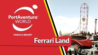 Virtual tour  Ferrari Land  PortAventura World [upl. by Adriano]