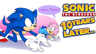 Spin Dash Lesson Sonic 10 Years Later  Comic Dub Compilation Evay [upl. by Chui]