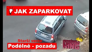 JAK ZAPARKOVAT JEDNODUCHÉ PARKOVÁNÍ PODÉLNÉ ve 3 krocích  HOW TO PARALLEL PARK Driving lesson [upl. by Adnohsirk]