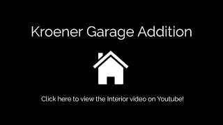 Kroener Garage Addition Interior [upl. by Les301]