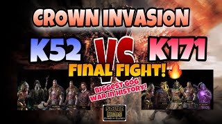 Guns of Glory KVK  K52 VS K171 FINAL BATTLE🔥 [upl. by Charmion]