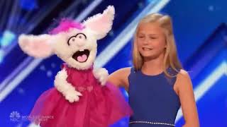 Darci Lynne  12 Year Old Ventriloquist Girl  SuperStar Americas Got Talentfull version 2017 [upl. by Assital]