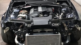 Bmw e46 325i turbo sound [upl. by Schuler380]