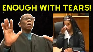 STOP CRYING EVICTED WOMAN BREAKS DOWN IN TEARS BEFORE JUDGE [upl. by Raamaj]