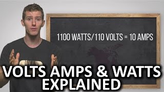 Volts Amps and Watts Explained [upl. by Bubb]