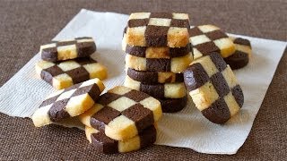 How to Make Checkerboard Cookies EASY Ice Box Cookie Recipe  OCHIKERON  Create Eat Happy [upl. by Arehahs104]