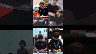 Tymon Kolasinski vs Feliks Zemdegs vs Max Park vs Yiheng Wang [upl. by Areemas692]