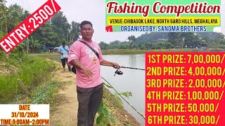 Chibagok lake fishing competition biaprang bangkuenga  31102024  esearning8299 [upl. by Erelia]