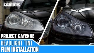 How to tint amp protect a headlight with a Laminx Universal Sheet [upl. by Akemehc]