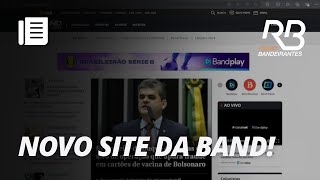 Plataformas digitais da Band estão de cara nova Confira [upl. by Assin]