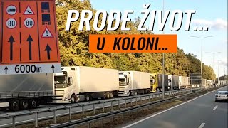 PROBLEM ZA ULAZAK U EVROPU 6km KOLONA europe union finalcountdown [upl. by Lipski]