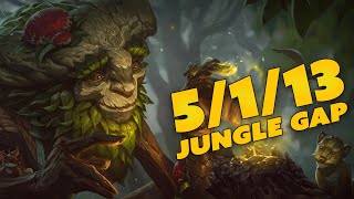 Jungle Gap  Ranked Ivern Jungle Masters Elo Ranked [upl. by Saylor]