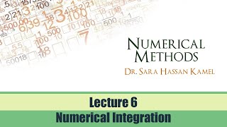 Numerical Methods Lecture 6 Numerical Integration [upl. by Olram]