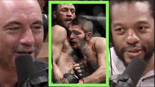 Herb Dean on What Khabib Says During His Fights  Joe Rogan [upl. by Mirna68]