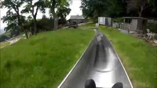 Great Orme Toboggan Cresta Run  Llandudno UK [upl. by Llehcear972]