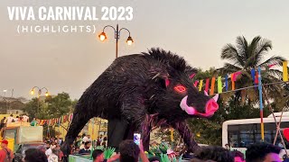 Viva Carnival 2023 Highlights  Goa carnival 2023  Goa [upl. by Icnan]